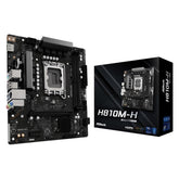 ASRock H810M-H Intel Socket 1851 Motherboard, 2 x DDR5 DIMM Slots, 1 x Hyper M.2 Socket , ASRock Intel 4-Layer Memory POOL 1 x HDMI Port/ 1 x Display Port